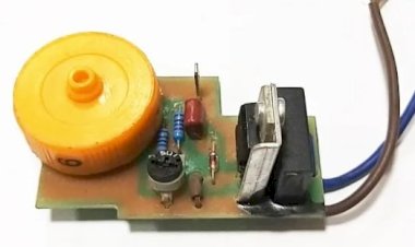 Регулируем обороты коллекторного двигателя Вариант 2 Регулятор оборотов от УШМ болгарки