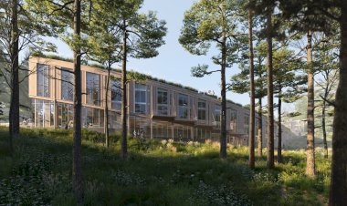 Snohetta и White Arkitekter превращают старый карьер в Швеции в устойчивую жилую застройку