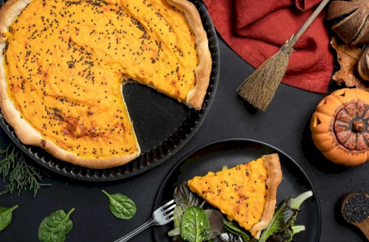 Хоть и не страшно, но зато вкусно!: рецепт тыквенного пирога с сыром на Хэллоуин
