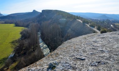 Гора Крокодил в Крыму. Запустил дрон с её вершины.