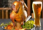 Курица в духовке на банке пива!