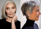 Какая короткая стрижка для женщин 50+ с белыми волосами подходит? Вот 5 омолаживающих идей