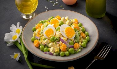 Год 1989, приложение к журналу "Работница". Рецепт салата "Мимоза"