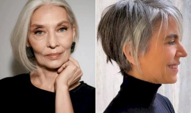 Какая короткая стрижка для женщин 50+ с белыми волосами подходит? Вот 5 омолаживающих идей