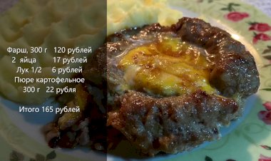 Бифштекс "Урал". Сколько стоит ужин на двоих