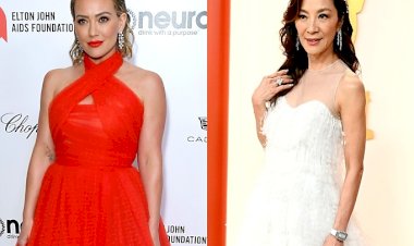 Хилари Дафф, Мишель Йео, Шэрон Стоун и другие: знаменитости, которые превратили себя в принцесс Диснея на премии Оскар 2023