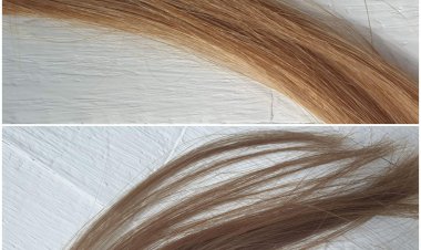 Показываю на тест пряди как убрать желтизну и рыжину на волосах всего за 5 минут