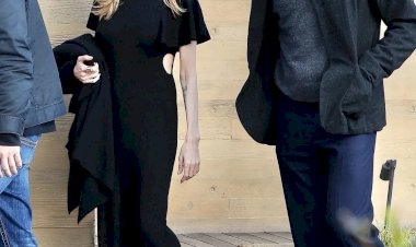 Анджелина Джоли и наследник династии Ротшильдов вместе? Знаменитости ужинали в ресторане в Малибу