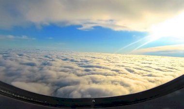 Нарезка фантастически красивых облаков из моих полётов. И два редких оптических явления, попавших в объектив - Броккенские призраки