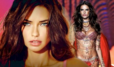 Очаровательные Адриана Лима и Алессандра Амбросио на показе "Victoria's Secret"