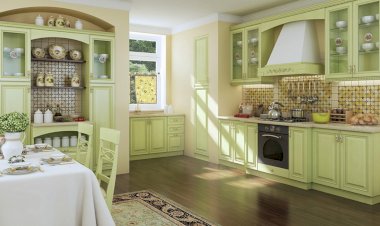 Кухня в фисташковом цвете: особенности, преимущества, правила оформления