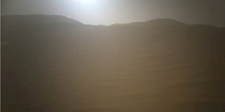 Закат на планете Марс