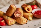 Рецепт Хлебные рулетики с ветчиной
