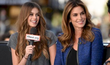 Красавица Кайя Гербер и её родители