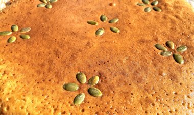 Бисквит на горячем молоке