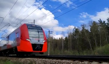 Скоростной электропоезд ЭС1-023 Москва - Нижний Новгород