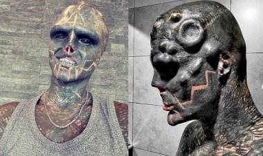 33-летний француз хочет быть похожим на инопланетянина