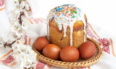 Кулич на Пасху без дрожжей. Приготовит даже ребенок.