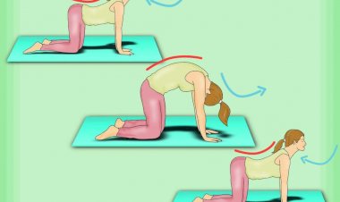 Поза "кошка-корова" - как помочь снизить нагрузку и боль со спины