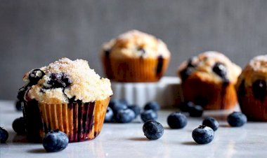 Рецепт Черничные кексы