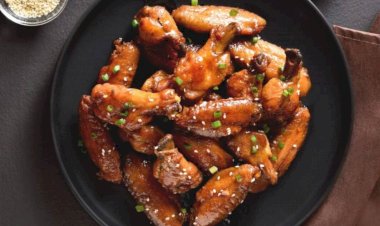 Рецепт Куриные крылья, запечённые в соевом соусе в духовке