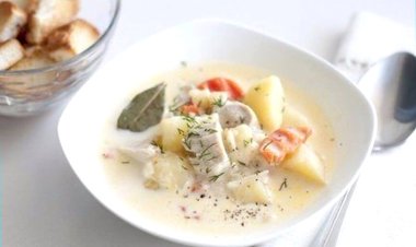 Рецепт Сырный суп с курицей