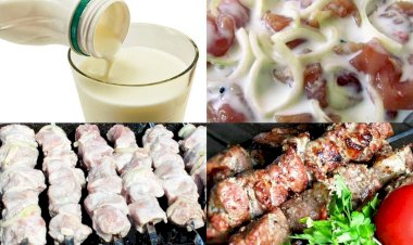 Шашлык на кефире