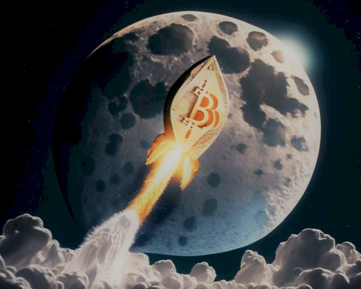 To the moon? Курс главной криптовалюты на 14 апреля