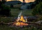 Костер на природе