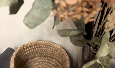 Атмосфера уюта, при помощи изделий из джута