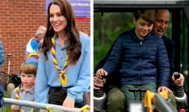 Кейт и четыре принца поработали на природе