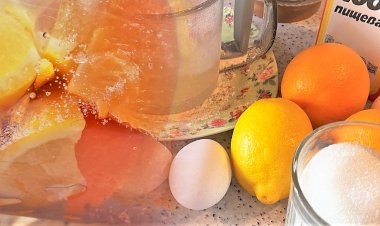 Рецепт пирога с цитрусовой начинкой - в копилку идей! Вкусный, сочный и бодрящий