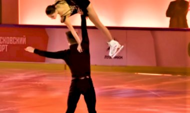 Первое выступление Алёны Косторной и Георгия Куницы