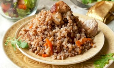 Гречка по-купечески со свининой