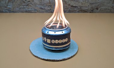 Горелка спиртовая из жестяной банки Как сделать спиртовую горелку своими руками