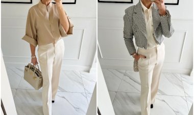 10 стильных способов носить белые брюки в офис