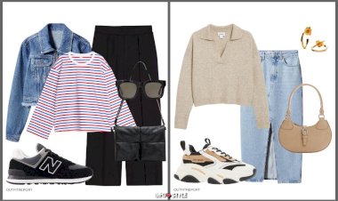 Стильный летний кэжуал в  лаконичных комплектах одежды