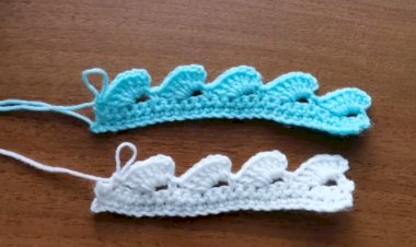 Интересная и лёгкая обвязка по краю изделия крючком