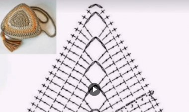 Клатч в стиле Бохо крючком