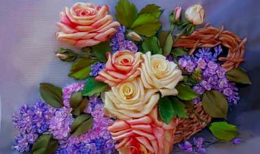 Как появилась вышивка лентами