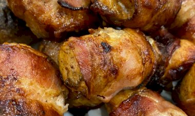 Шашлык с Беконом и Куриным Филе. Потрясающий Вкус