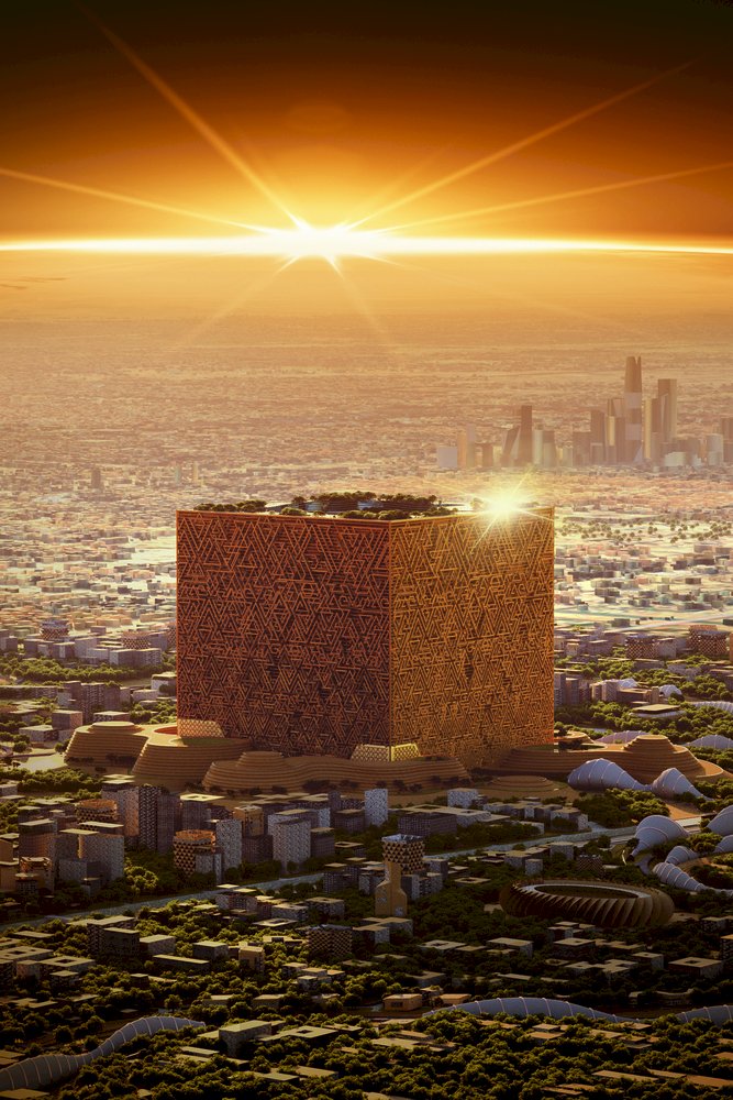 Каким будет небоскреб в форме куба в Эр-Рияде