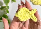 Быстрая Рыбка крючком из трикотажной пряжи
