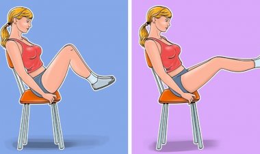 Как можно подтянуть пресс сидя на стуле