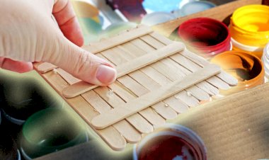 Красивый декор из палочек от мороженого.mp4