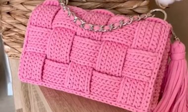 Сумочка из полиэфирного шнура