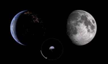 Месяц: на Земле и на Луне