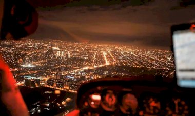 Полет над ночной Турцией