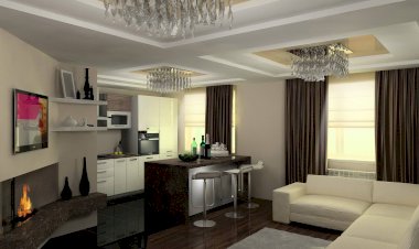 Не стоит дробить пространство - можно объединить без лишних перегородок