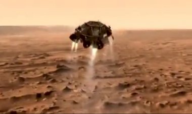 Как садился марсоход